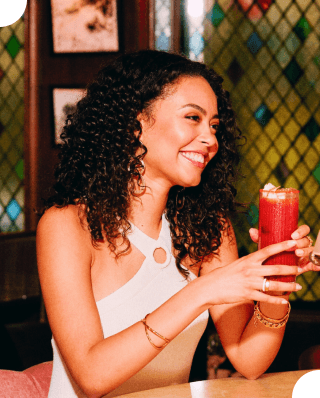Bartender mixing a drink