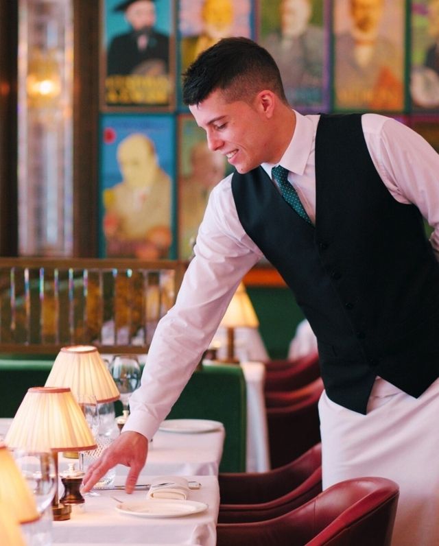 Bartender mixing a drink